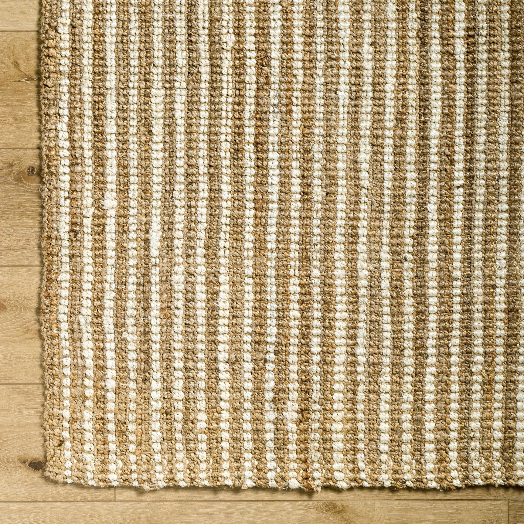 Ambel White Jute Rug - Ornate Home