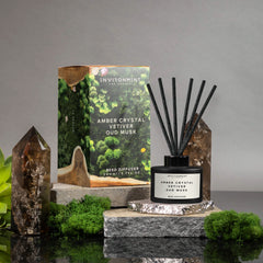 Amber Crystal | Vetiver | Oud Musk Diffuser (Inspired by Baccarat Rouge 540®) - Ornate Home