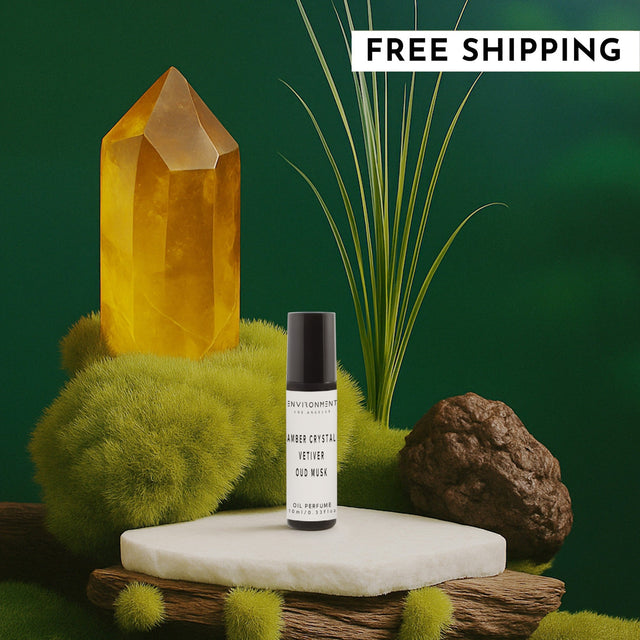 Amber Crystal | Vetiver | Oud Musk Roll-on Oil Perfume (Inspired by Baccarat Rouge 540®) - Ornate Home