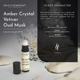 Amber Crystal | Vetiver | Oud Musk Roll-on Oil Perfume (Inspired by Baccarat Rouge 540®) - Ornate Home
