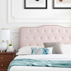 Amber Pink Performance Velvet Twin Platform Bed - Ornate Home