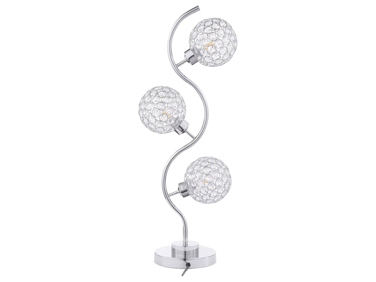 Amberley Chrome Table Lamp - Ornate Home