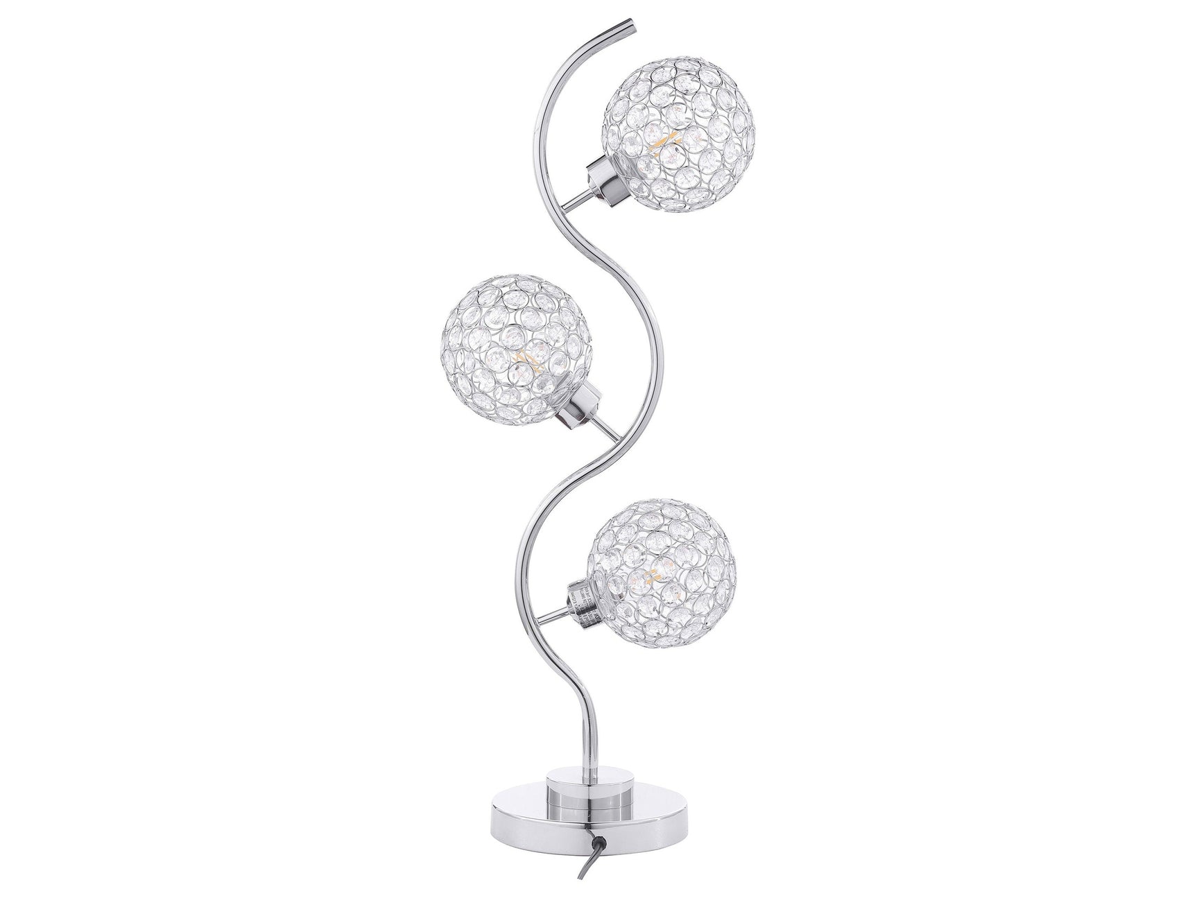 Amberley Chrome Table Lamp - Ornate Home