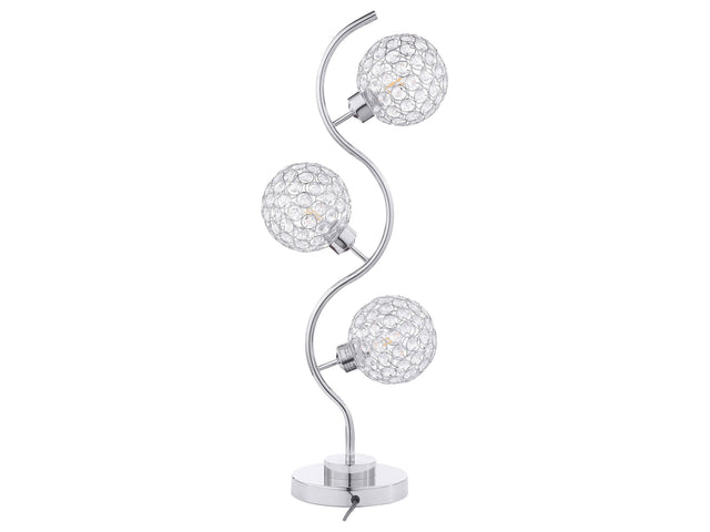 Amberley Chrome Table Lamp - Ornate Home