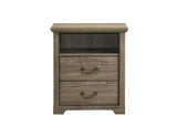 Amble Dark Gray Nightstand - Ornate Home