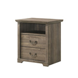 Amble Dark Gray Nightstand - Ornate Home