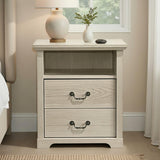 Amble Distressed Oak Nightstand - Ornate Home