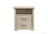 Amble Distressed Oak Nightstand - Ornate Home