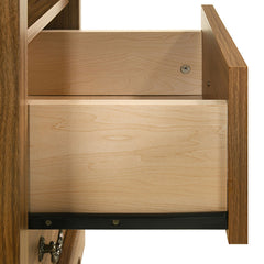 Amble Walnut Nightstand - Ornate Home