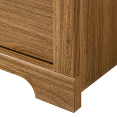 Amble Walnut Nightstand - Ornate Home