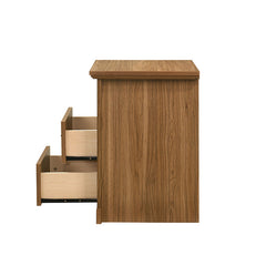 Amble Walnut Nightstand - Ornate Home