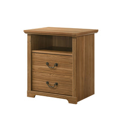 Amble Walnut Nightstand - Ornate Home