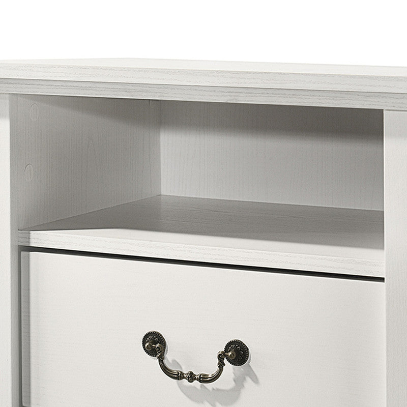 Amble White Nightstand - Ornate Home