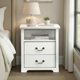 Amble White Nightstand - Ornate Home