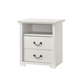 Amble White Nightstand - Ornate Home