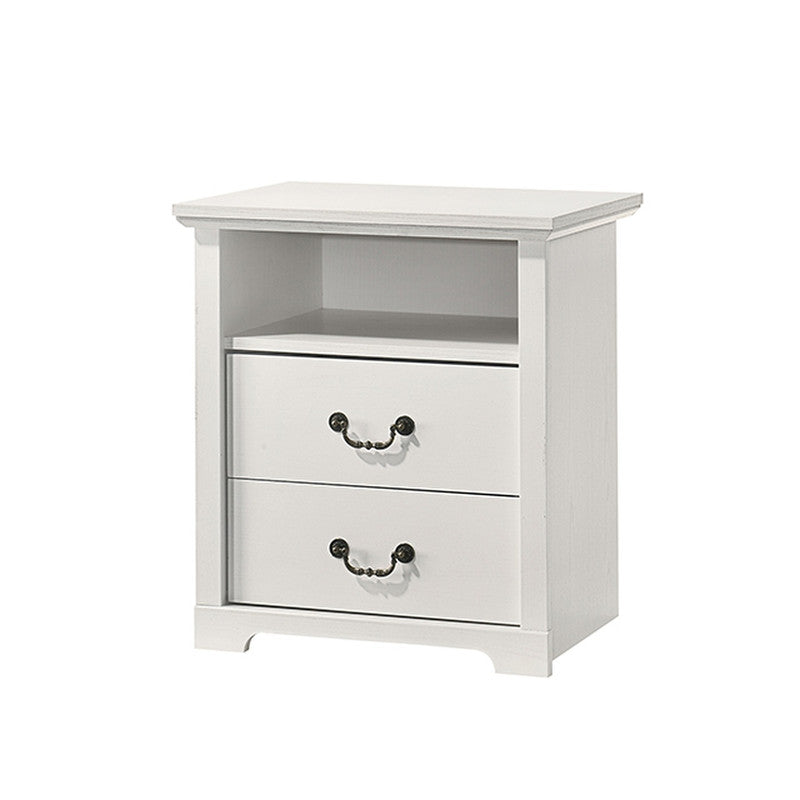 Amble White Nightstand - Ornate Home