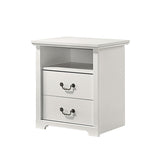 Amble White Nightstand - Ornate Home