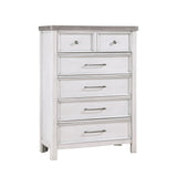 Ambrose Antique White/Gray Chest - Ornate Home