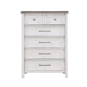 Ambrose Antique White/Gray Chest - Ornate Home