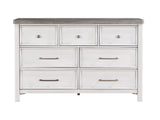 Ambrose Antique White/Gray Dresser - Ornate Home