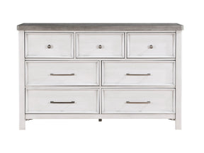 Ambrose Antique White/Gray Dresser - Ornate Home