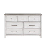 Ambrose Antique White/Gray Dresser - Ornate Home
