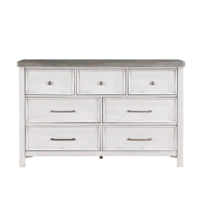 Ambrose Antique White/Gray Dresser - Ornate Home
