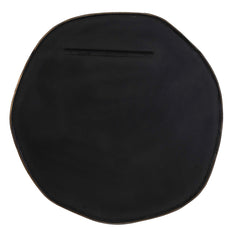 Ambrose Brass Indoor-Outdoor Round Mirror - Ornate Home
