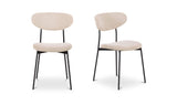 Ambrose Cool Beige Dining Chair (Set of 2) - Ornate Home
