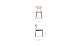 Ambrose Cool Beige Dining Chair (Set of 2) - Ornate Home