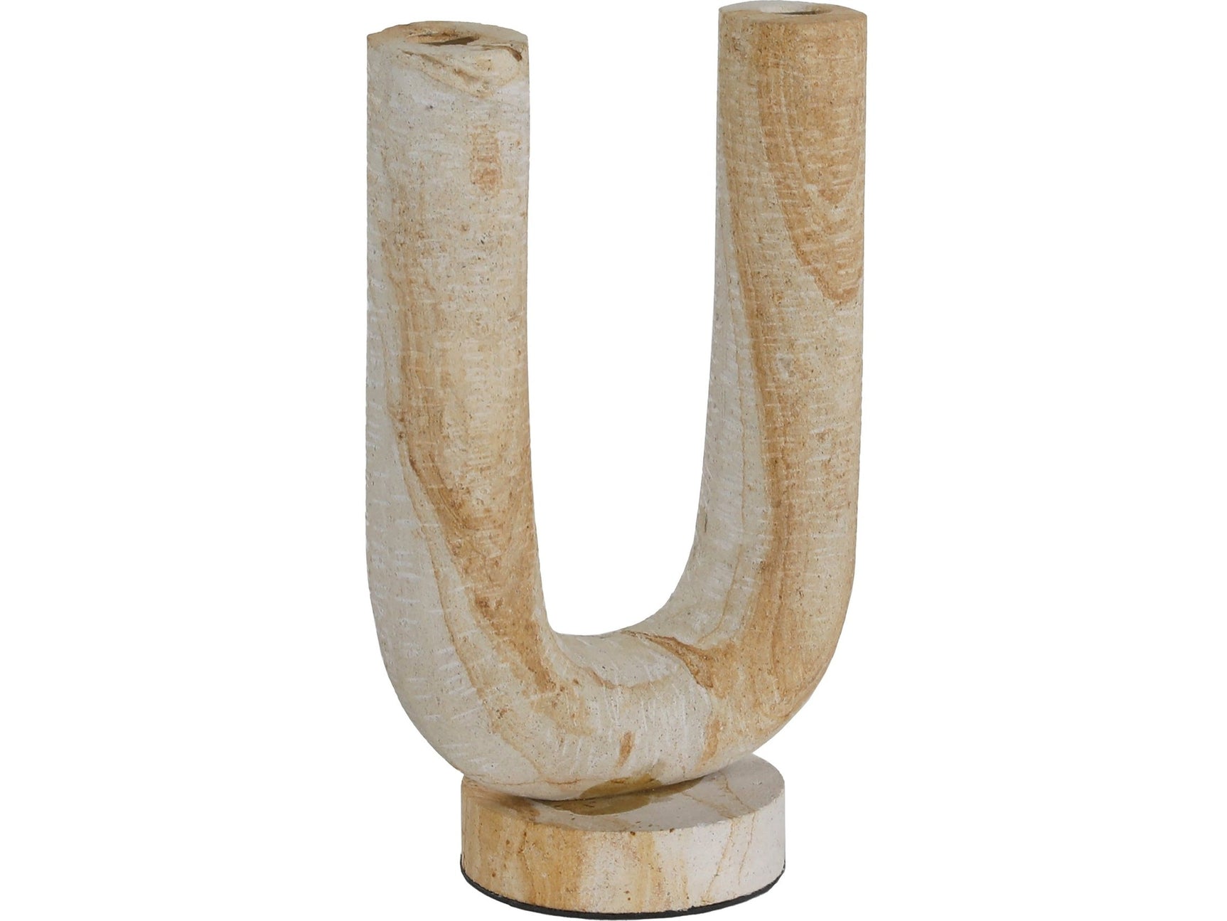 Ambrose Natural Candle Holder - Ornate Home