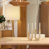 Ambrose Natural Candle Holder - Ornate Home