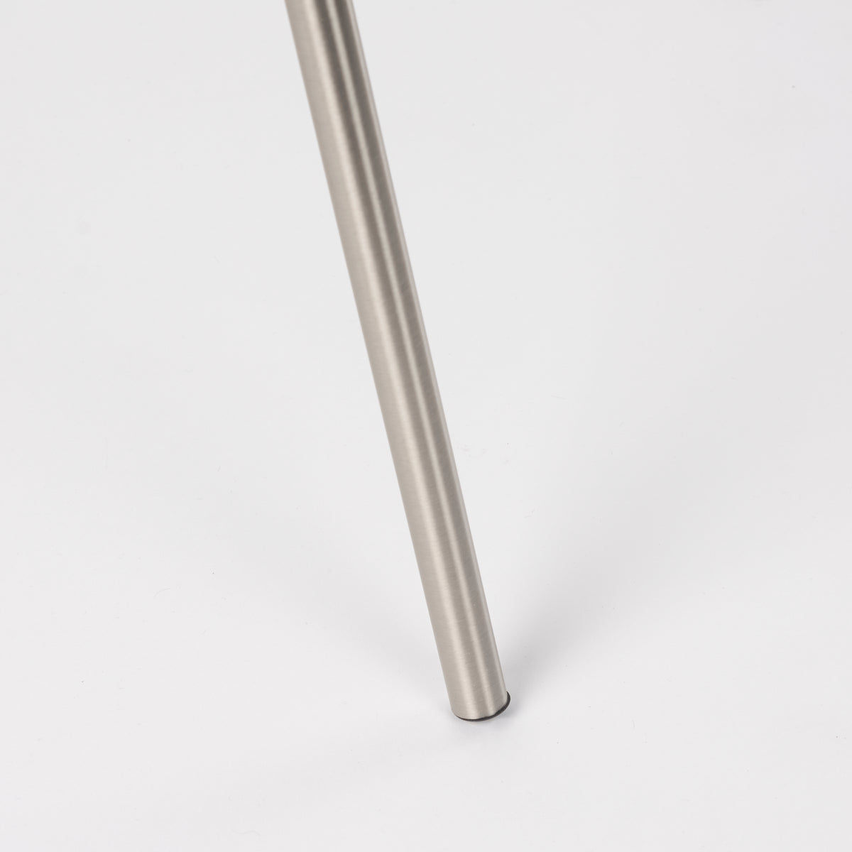 Ambrose Silver/Beige Metal Floor Lamp - Ornate Home
