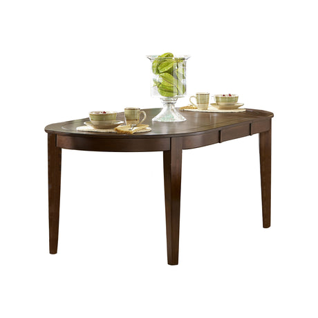 Ameillia Dark Oak / Black 5-piece Dinig Table Set - Ornate Home