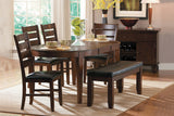 Ameillia Dark Oak Dining Bench - Ornate Home