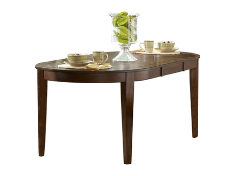 Ameillia Dark Oak Oval Dining Table - Ornate Home