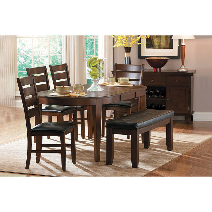 Ameillia Dark Oak Side Chair (Set of 2) - Ornate Home