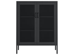 Amelia 31.5" Accent Cabinet in Black - Ornate Home