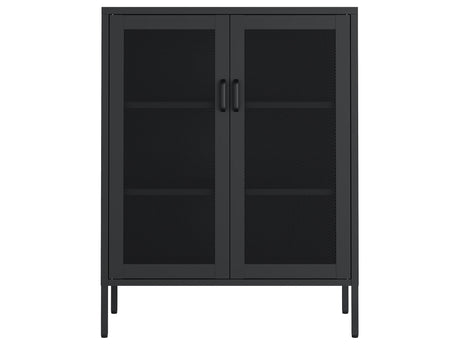 Amelia 31.5" Accent Cabinet in Black - Ornate Home