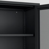 Amelia 31.5" Accent Cabinet in Black - Ornate Home