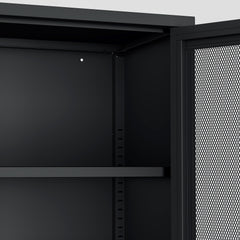 Amelia 31.5" Accent Cabinet in Black - Ornate Home