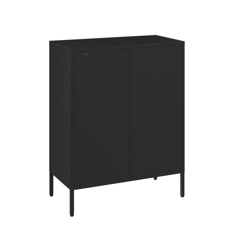 Amelia 31.5" Accent Cabinet in Black - Ornate Home