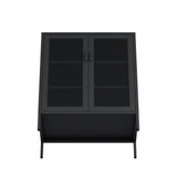 Amelia 31.5" Accent Cabinet in Black - Ornate Home