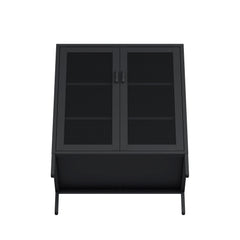 Amelia 31.5" Accent Cabinet in Black - Ornate Home