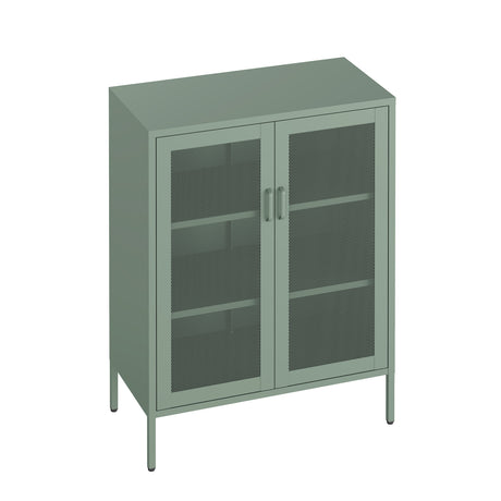 Amelia 31.5" Accent Cabinet in Green - Ornate Home