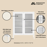 Amelia 31.5" Accent Cabinet in White - Ornate Home