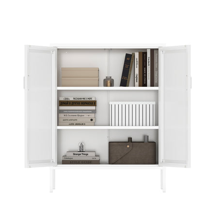 Amelia 31.5" Accent Cabinet in White - Ornate Home