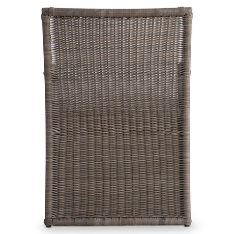 Amelia Brown/White/Cream Outdoor Arm Chair - Ornate Home