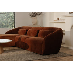 Amelia Chestnut Left Arm Facing Chaise - Ornate Home