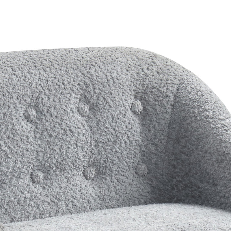 Amelia Gray 28"W Chenille Kids Sofa - Ornate Home